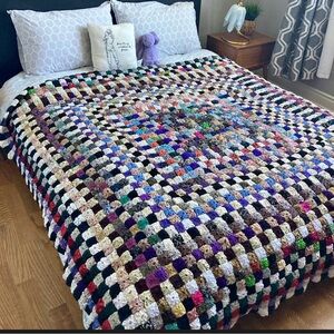 Vintage Yo Yo blanket EUC